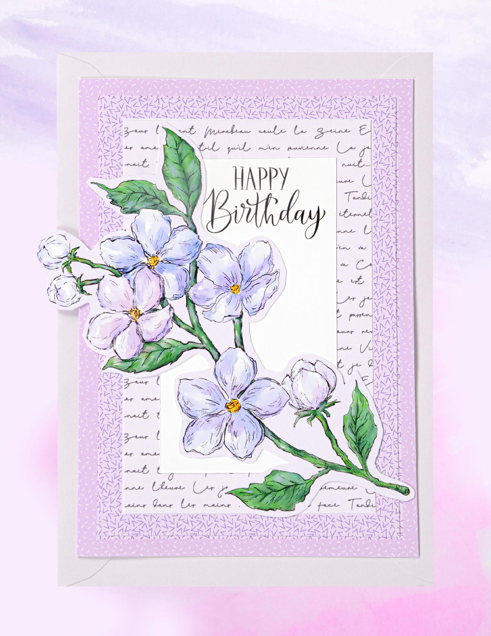 Blue and lilac flowers
